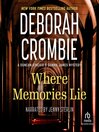 Cover image for Where Memories Lie